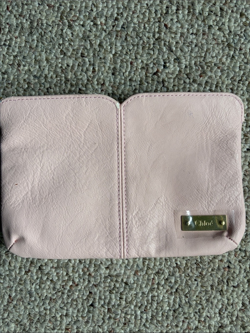 Chloé Parfum Pink Makeup Cosmetic Travel Zipper Pouch Clutch Bag - Picture 1 of 6